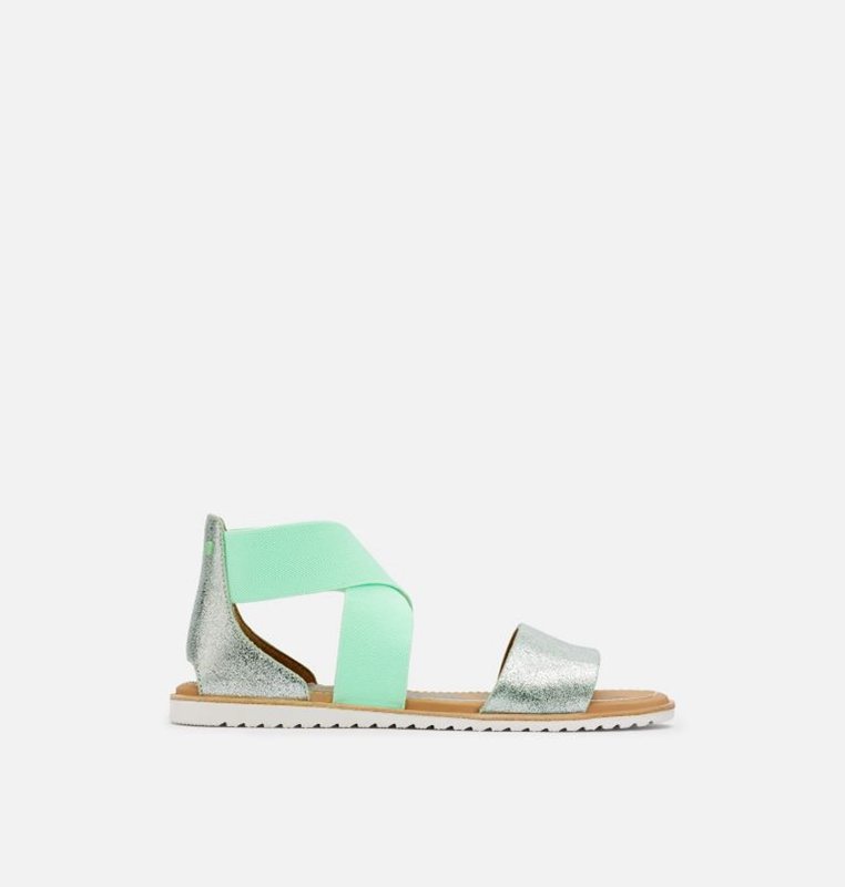 Sorel Ella™ Flat - Womens Sandals Mint - 379841ZVN